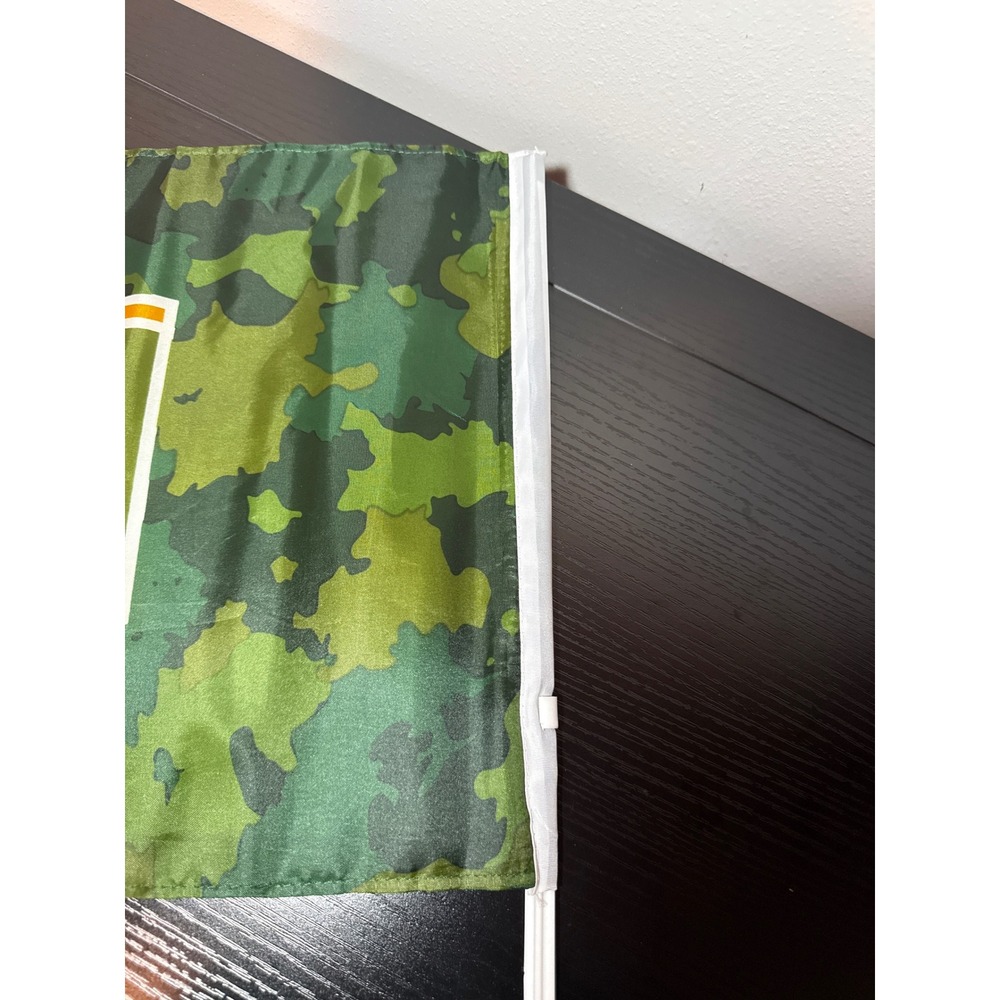 Green Bay Packers Car Flag Green Camo Salute to Service Fleet Farm 2025 SGA New - Picture 4 of 6